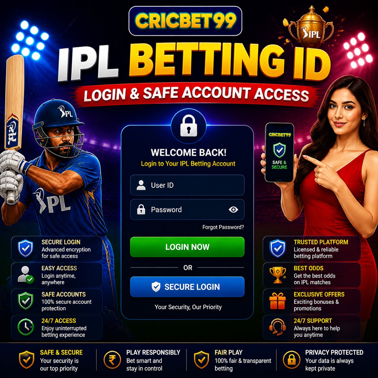 IPL Betting ID Login & Safe Account Access