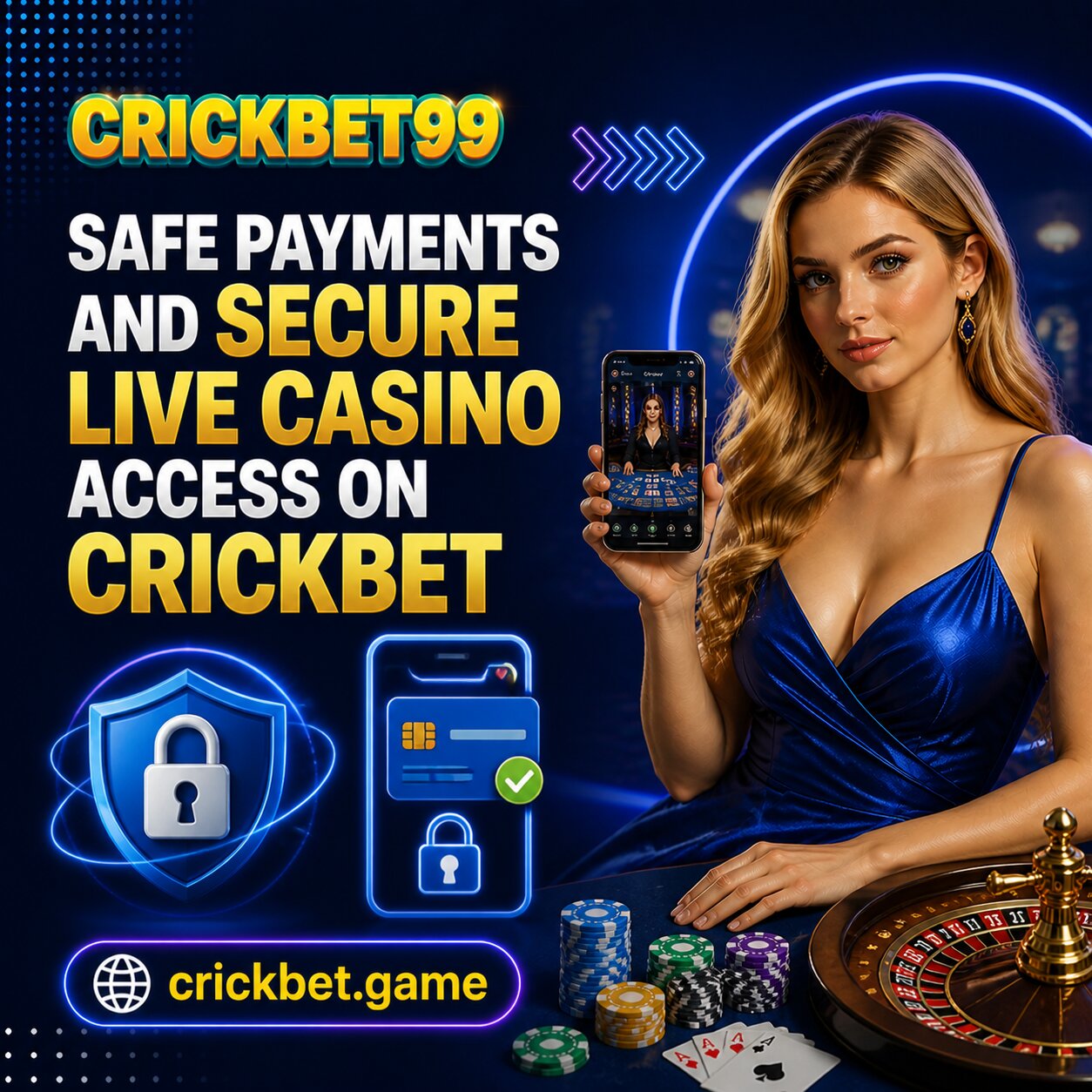 Safe Payments and Secure Live Casino Access on Crickbet