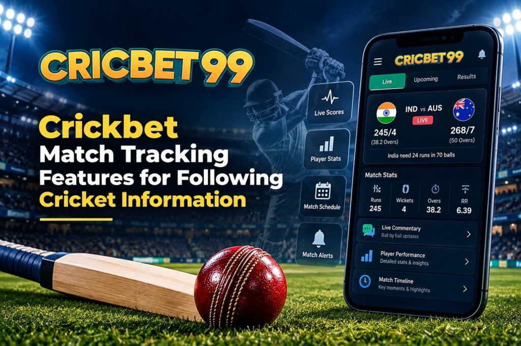 Crickbet Match Tracking Features for Following Cricket Information