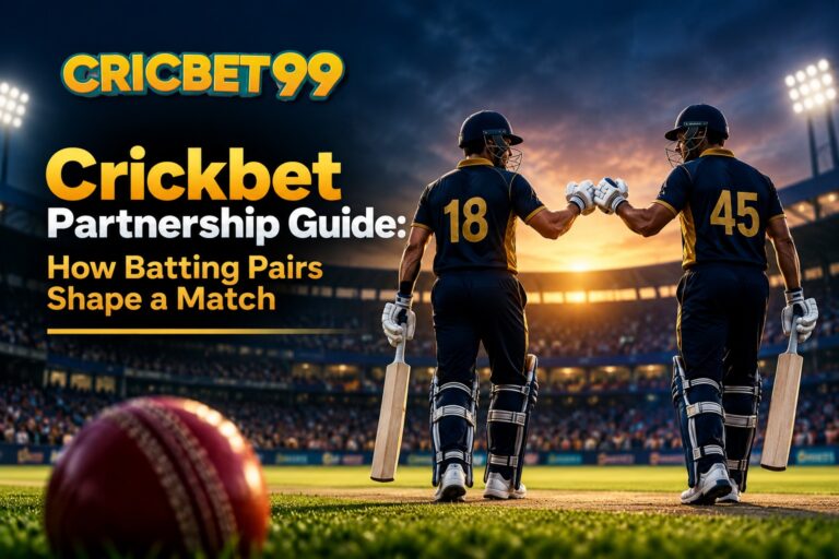 Crickbet Partnership Guide: How Batting Pairs Shape a Match
